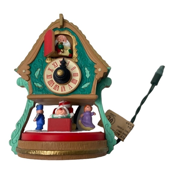 Hallmark Light Motion 1992 Enchanted Clock Christmas Ornament - Picture 1 of 13